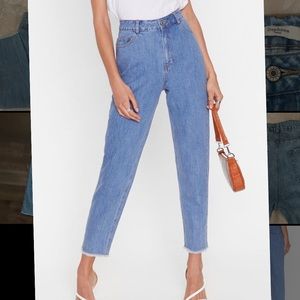 Nasty Gal x Daphnea Paris Mom Jeans